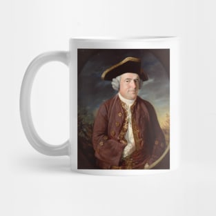 Portrait of a Man in a Tricorn Hat by John Russell Mug